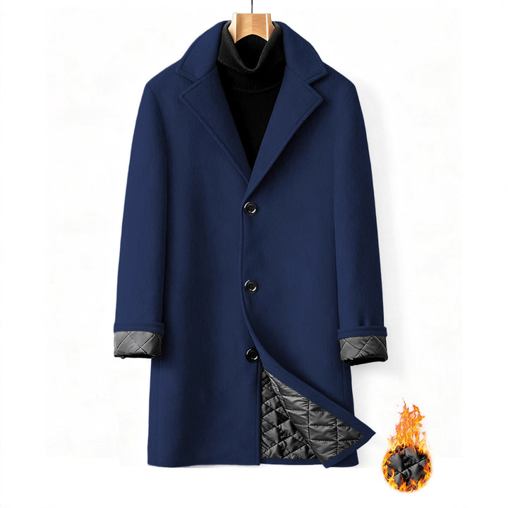 Men's elegant transitional coat with heat-insulated interior Lisslune