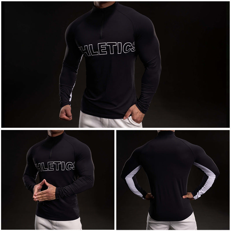 Men's Premium Long Sleeve Shirt with Zipper Lisslune
