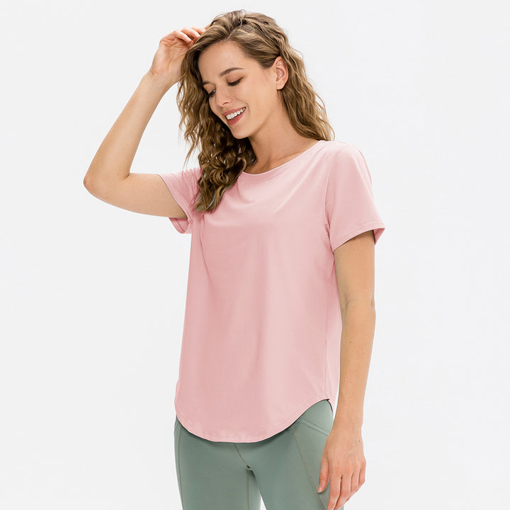 Women casual longline T-shirt and high wearing comfort Lisslune