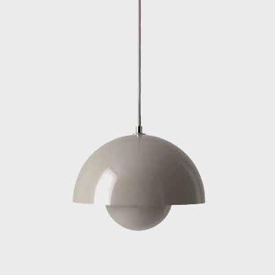 Lisslune | Nordic Macaron 1-Light Half-Circle Dome Pendant Light