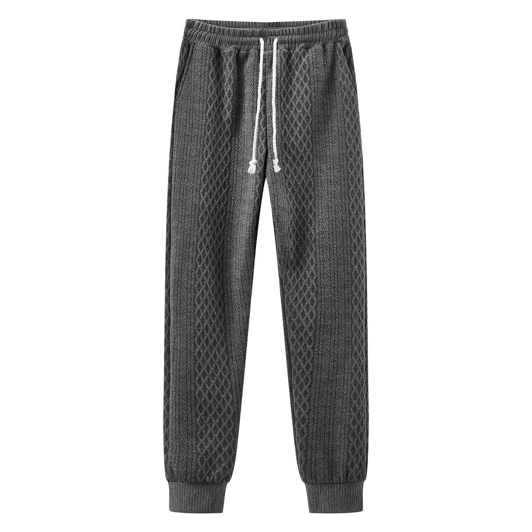 Men's comfortable sweatpants with innovative structural design and adjustable waistband Lisslune
