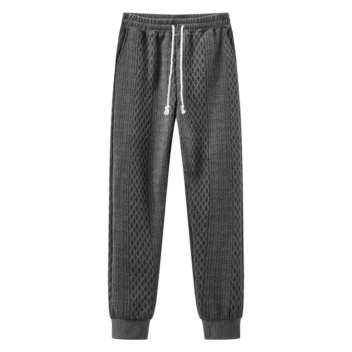 Men's comfortable sweatpants with innovative structural design and adjustable waistband Lisslune