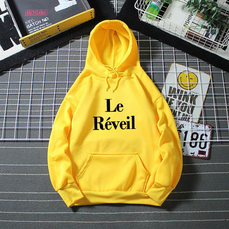 Ladies hoodie with stylish lettering Lisslune
