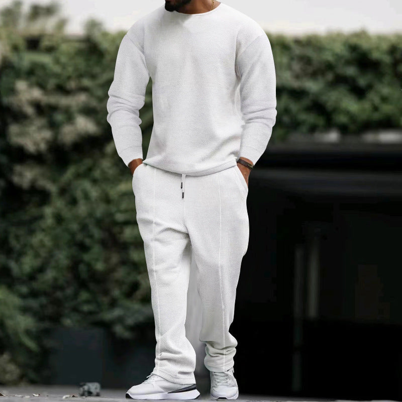 Men's Comfortable Casual Sweater with Matching Chino Pants Lisslune