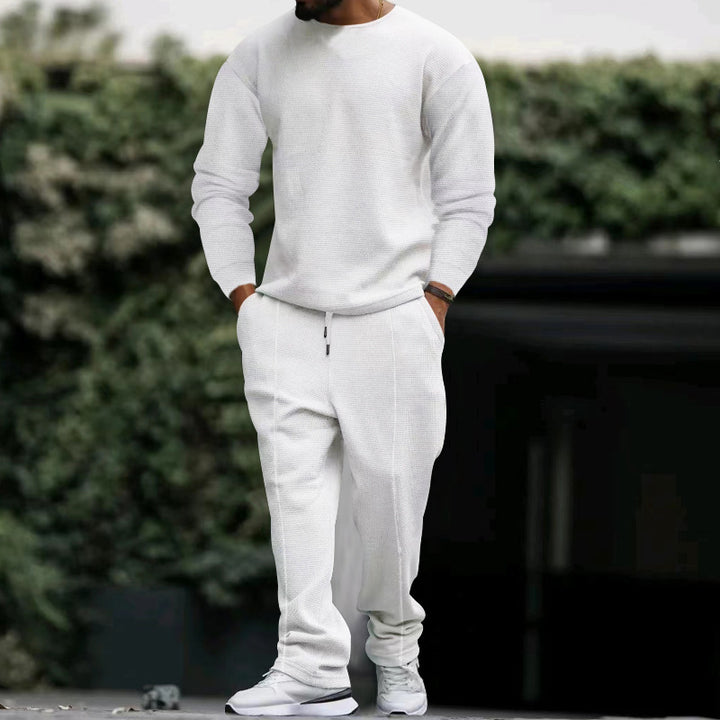 Men's Comfortable Casual Sweater with Matching Chino Pants Lisslune