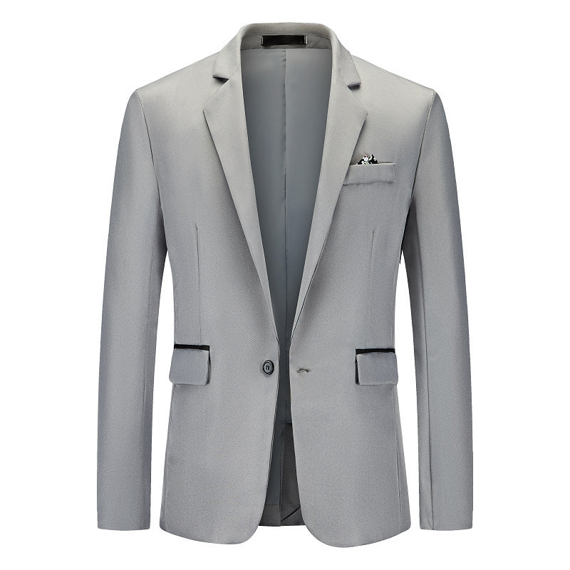 Men's elegant blazer with structured design and fine details Lisslune