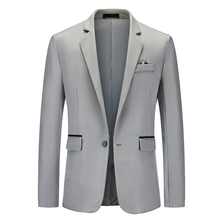 Men's elegant blazer with structured design and fine details Lisslune