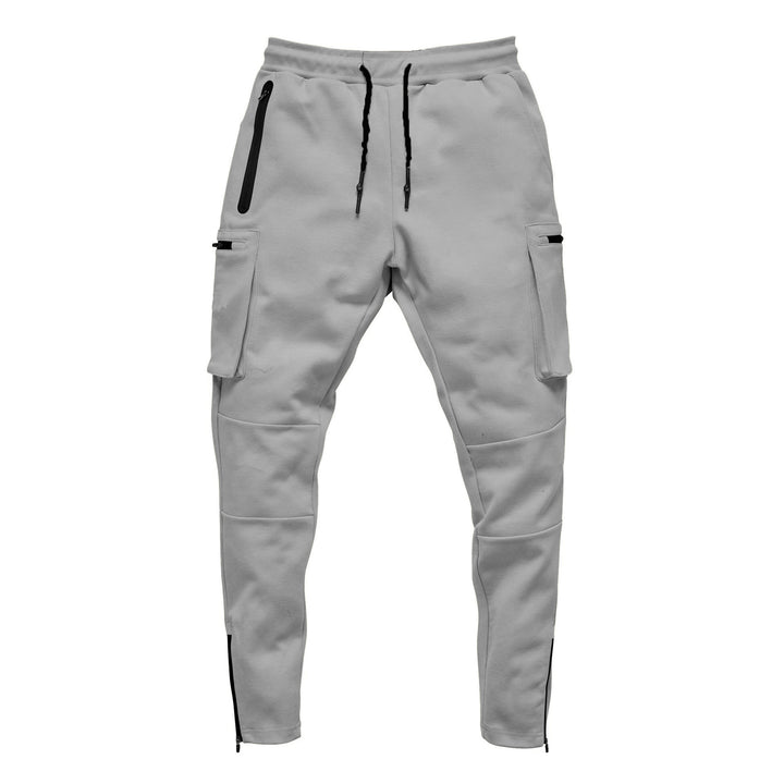 Men's cargo joggers with practical zip pockets and modern cut Lisslune