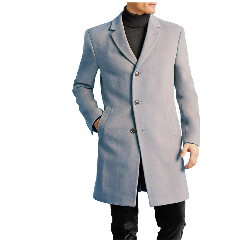 Men's elegant wool coat Lisslune