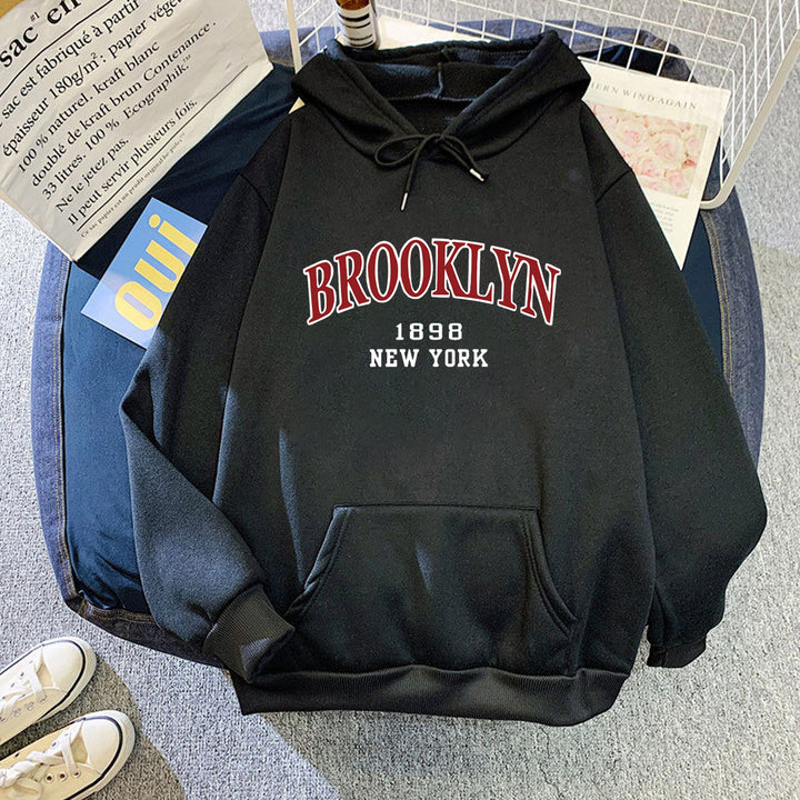 Women's hoodie with urban Brooklyn design Lisslune