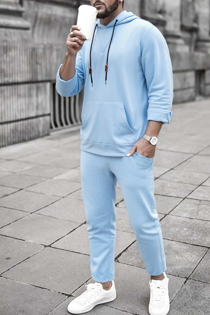 Men's Casual Hoodie and Jogging Pants Set Lisslune