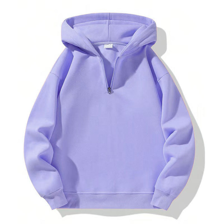 Men's sporty hoodie with half zipper Lisslune