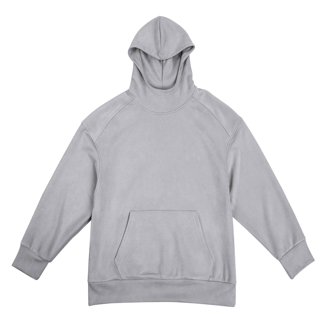 Men's casual hoodie with high collar and practical kangaroo pocket Lisslune