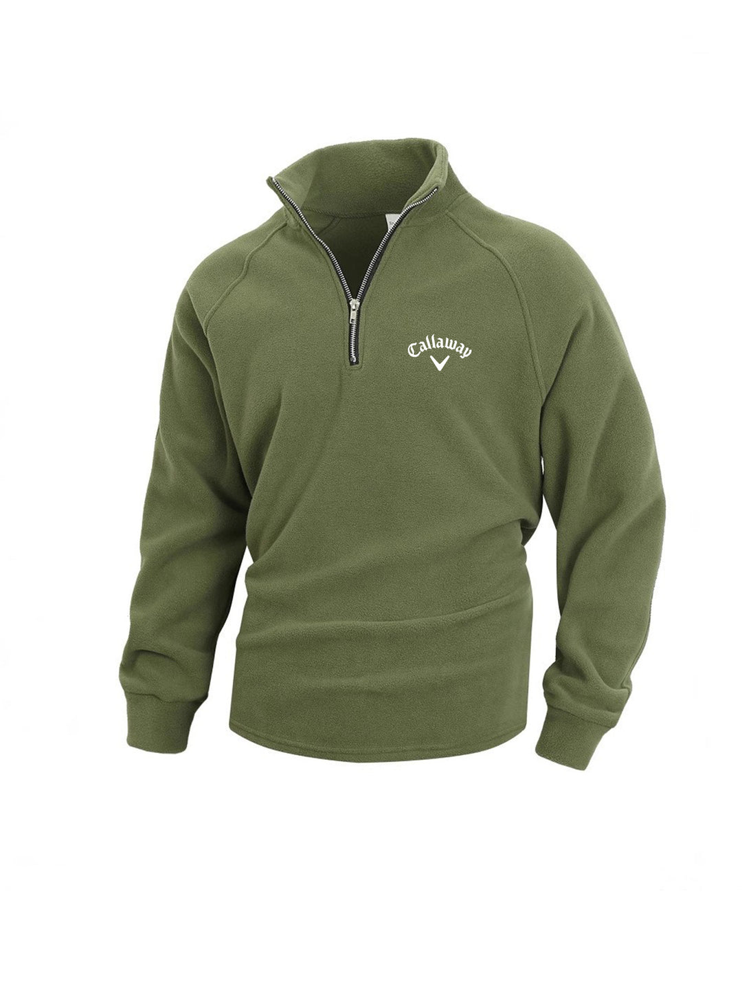 Men's Fleece Pullover with Half Zip and Breathable Properties Lisslune