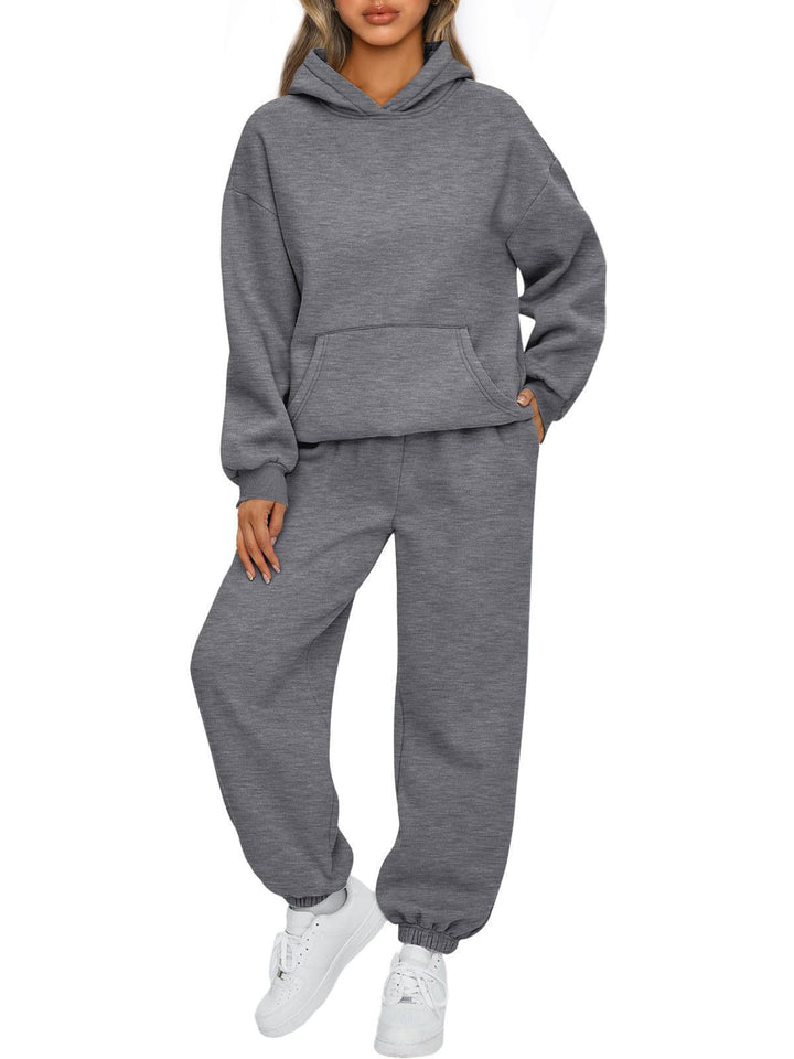 Women's Comfortable Hoodie Suit Made of Soft Sweat Fabric Lisslune