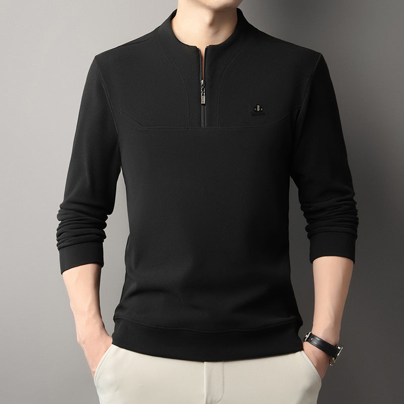 Men's functional pullover with half zipper and modern design Lisslune