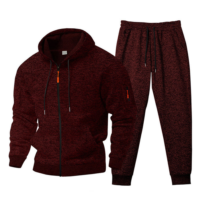 Men's tracksuit with hood and practical pockets Lisslune