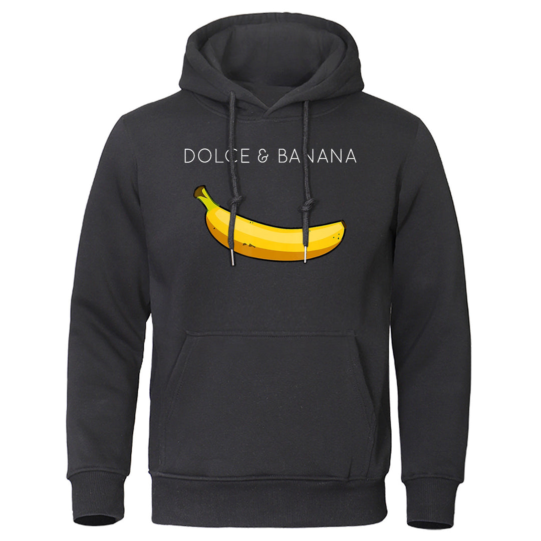 Men's Casual Hoodie with Trendy Lettering Lisslune