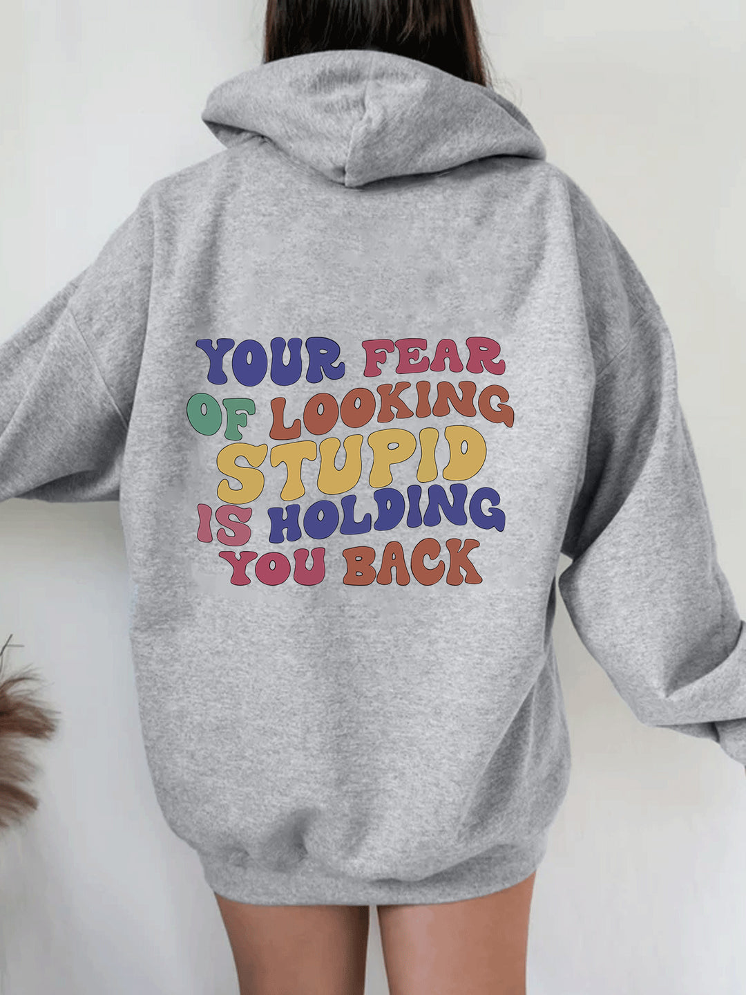 Women's hoodie with inspiring statement print Lisslune