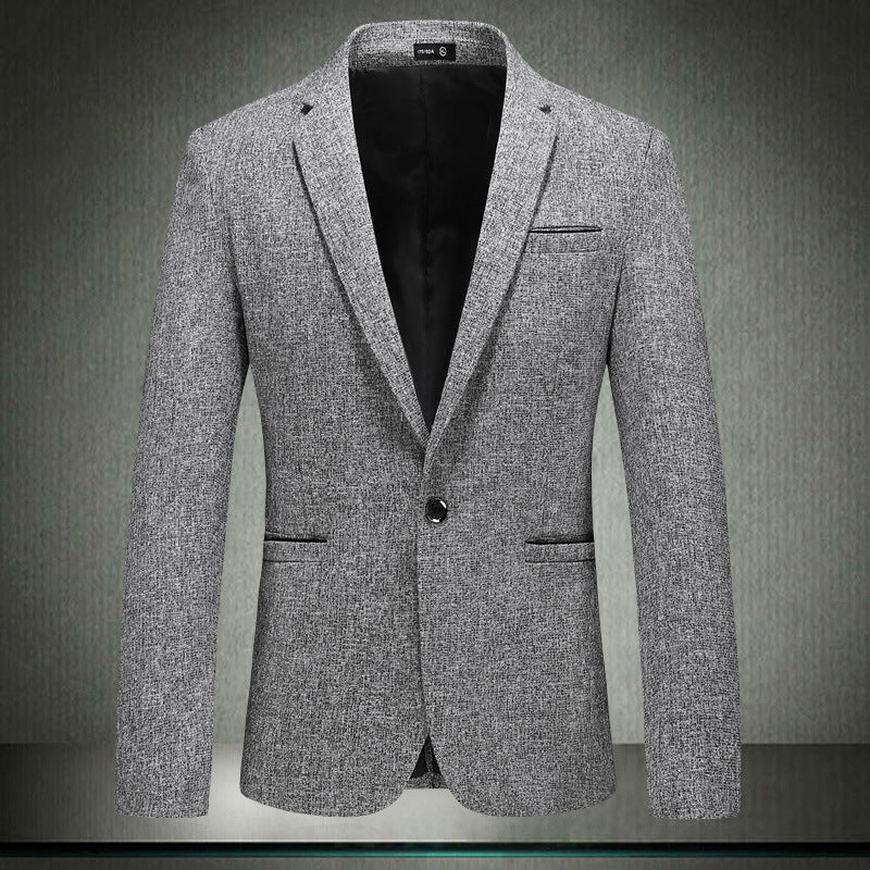 Men's elegant blazer with structured design and slim fit Lisslune