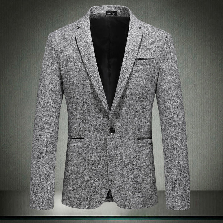 Men's elegant blazer with structured design and slim fit Lisslune