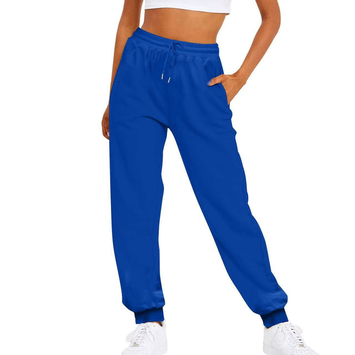 Women's comfortable jogging pants with elastic waistband and side pockets Lisslune