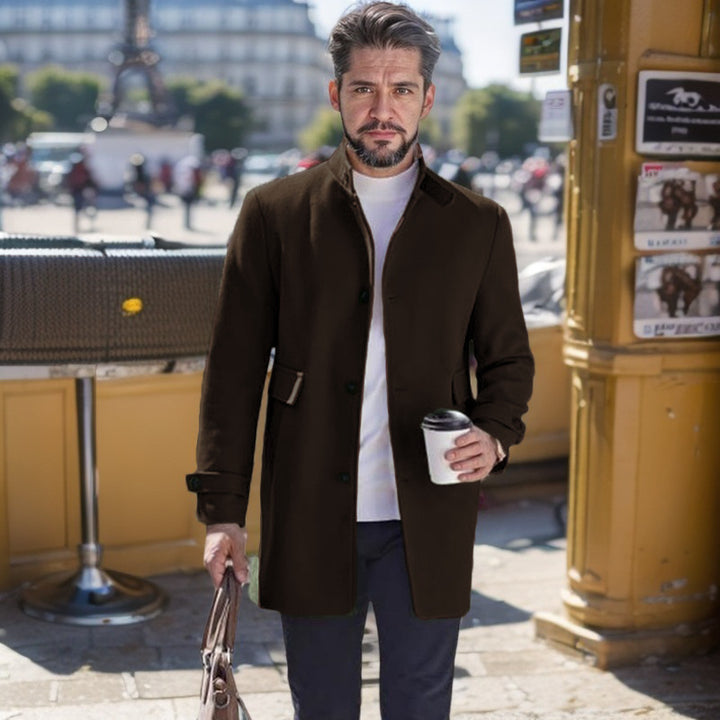 Men's stylish leisure coat with practical pockets and elegant cut Lisslune