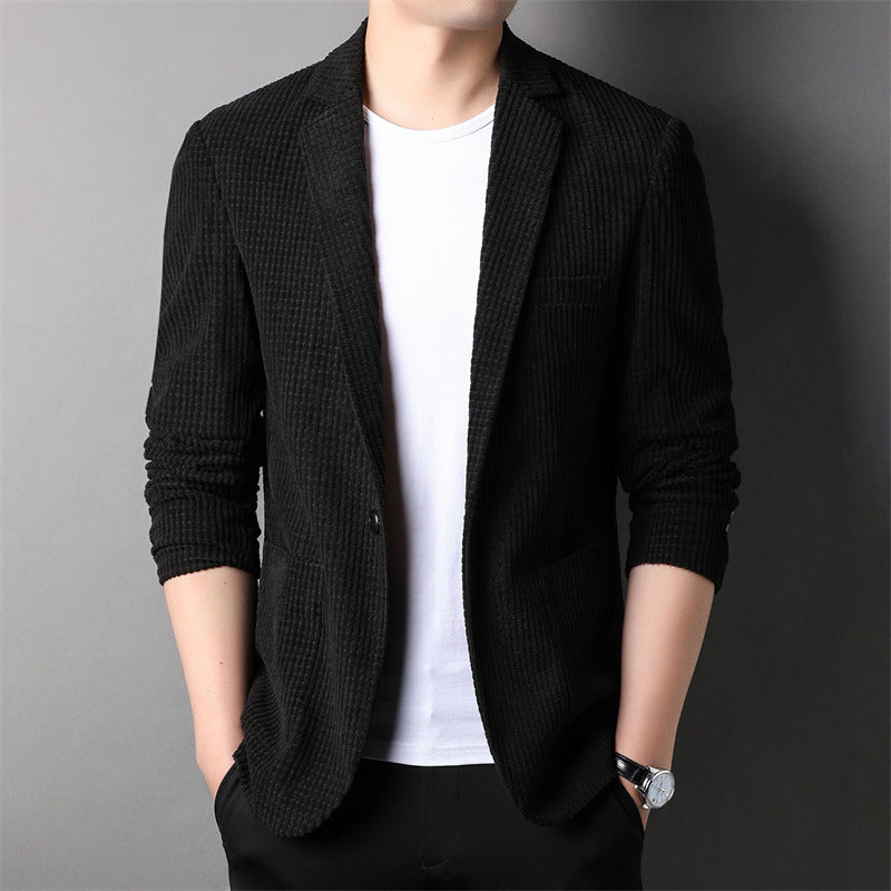 Men's Structured Blazer Jacket Lisslune