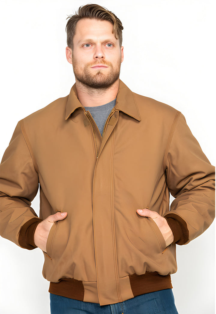 Men's comfortable transitional jacket with light lining Lisslune