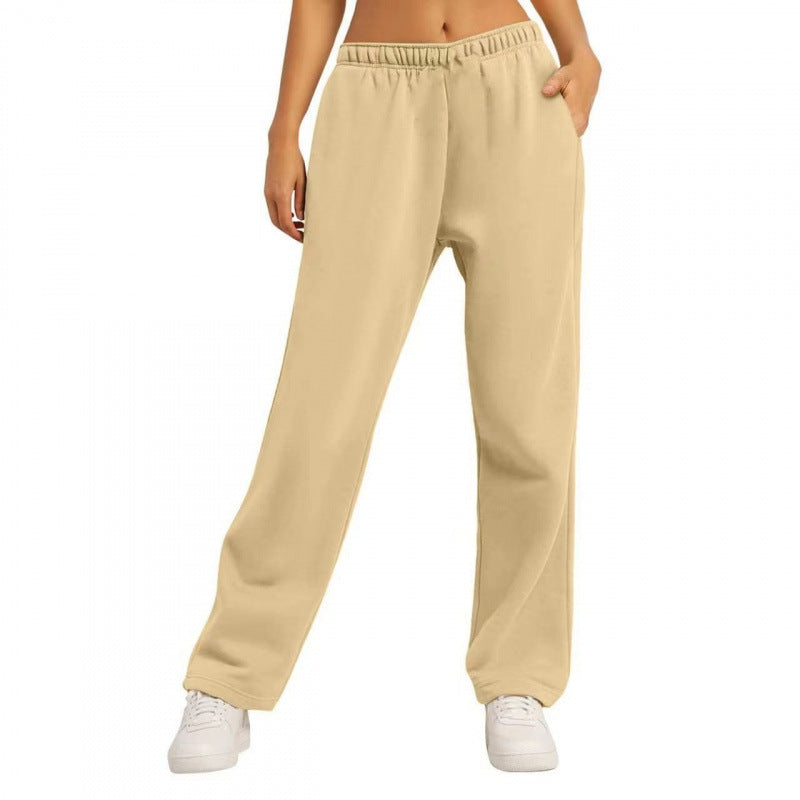 Women's leisure pants with a comfortable fit and side pockets Lisslune