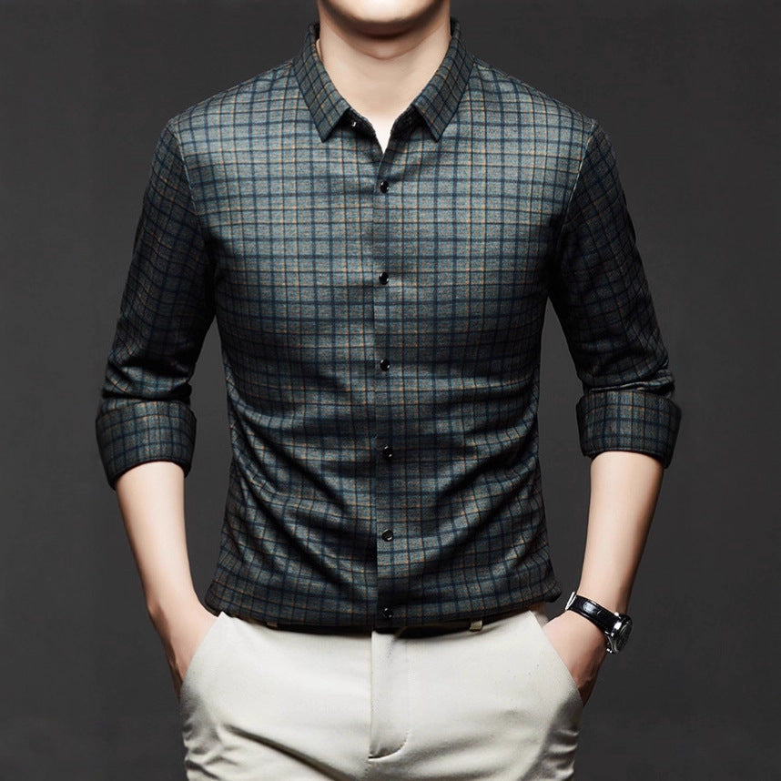 Men's checked shirt Lisslune