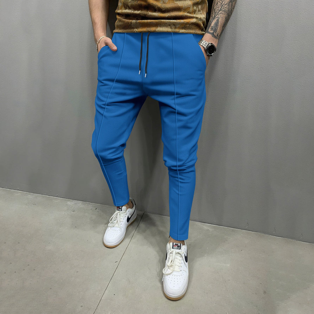 Men's fashionable jogging pants with elastic waistband and practical pockets Lisslune