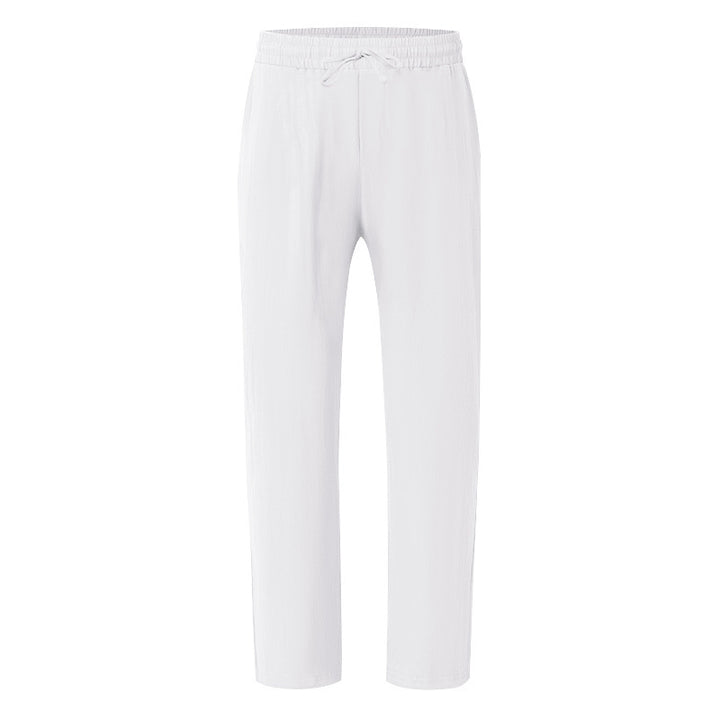 Men's loose beach pants with elastic waistband and practical side pockets Lisslune