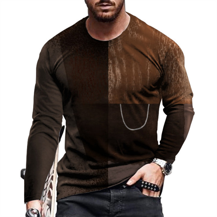 Men's long sleeve t-shirt with artistic Venom design Lisslune