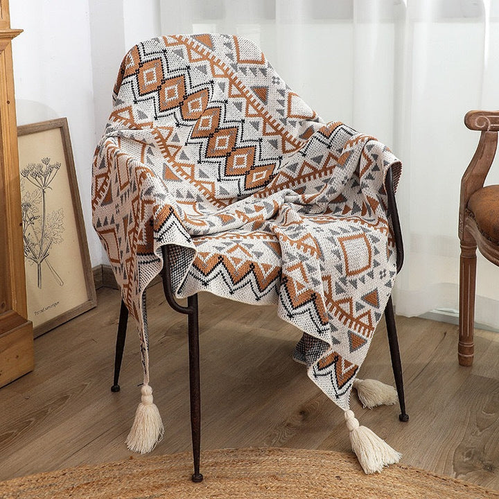 Lisslune | Boho Navajo Sunlight Bedspread