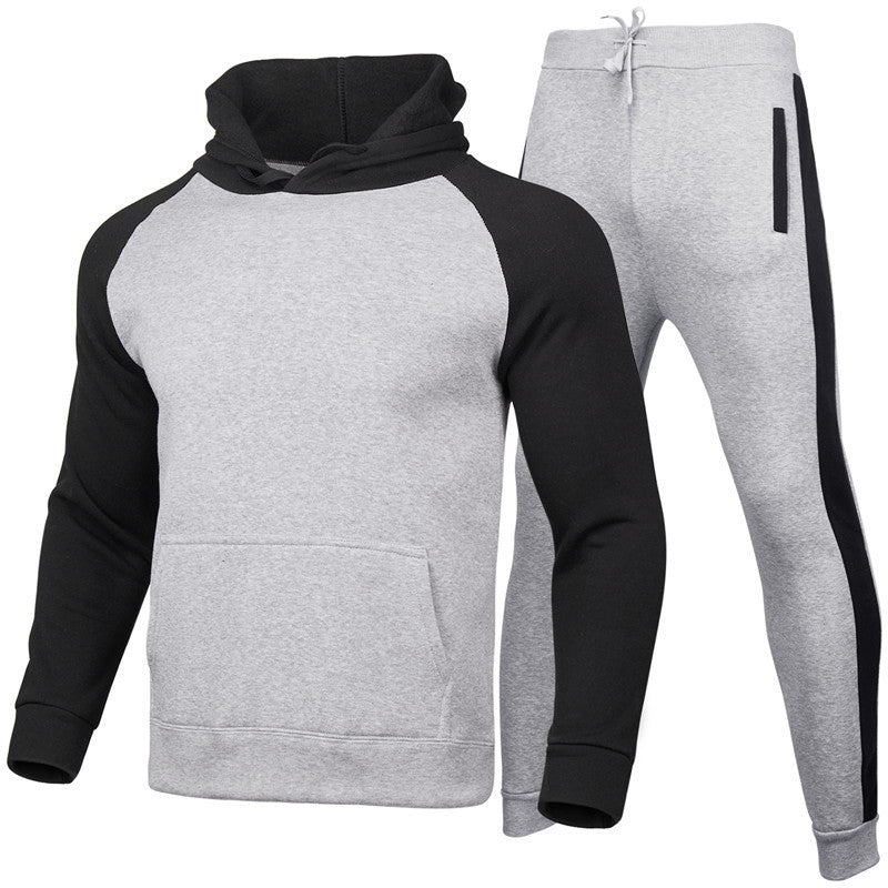 Men's Sporty Hoodie and Jogging Suit Set Lisslune