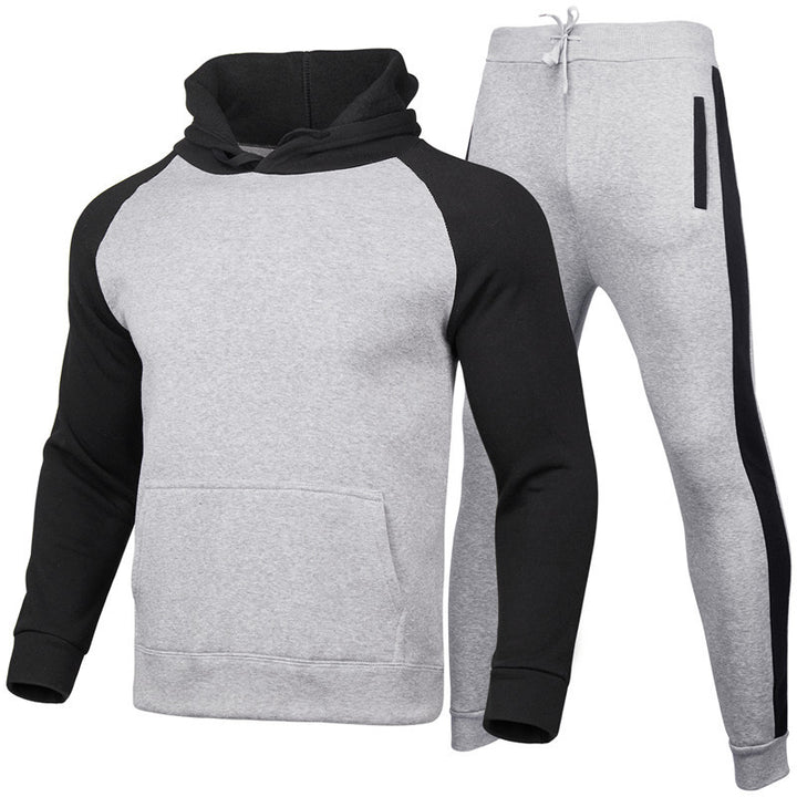 Men's Sporty Hoodie and Jogging Suit Set Lisslune