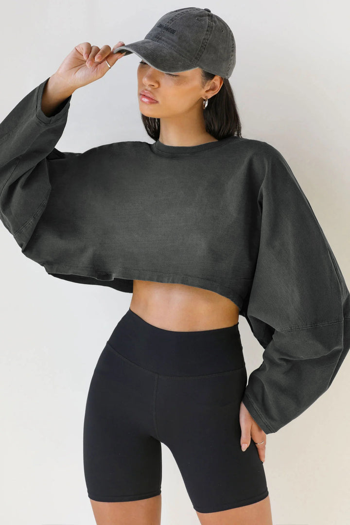 Women's casual crop sweater Lisslune