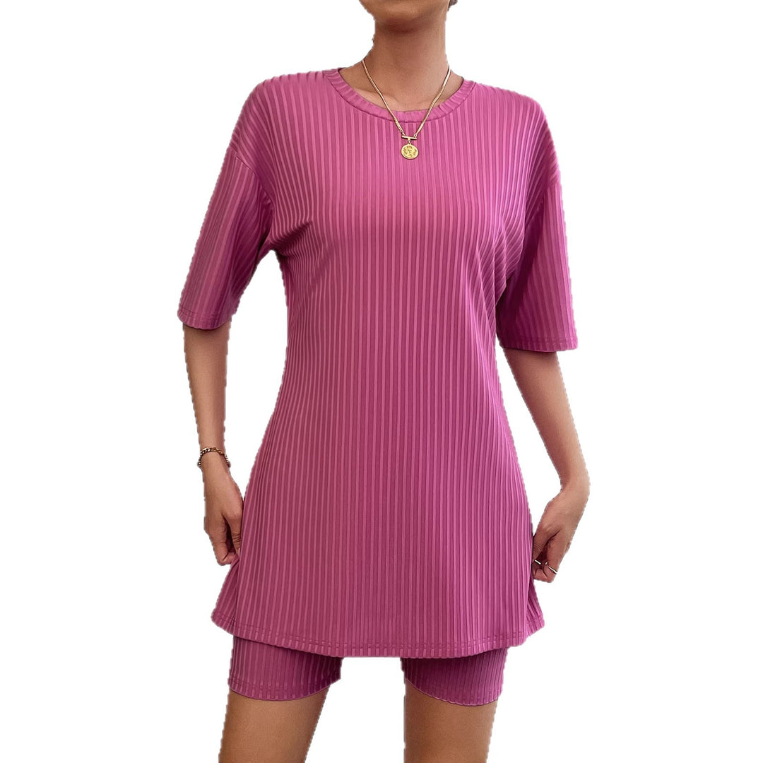 Ladies sporty short-sleeve dress with integrated cycling shorts Lisslune