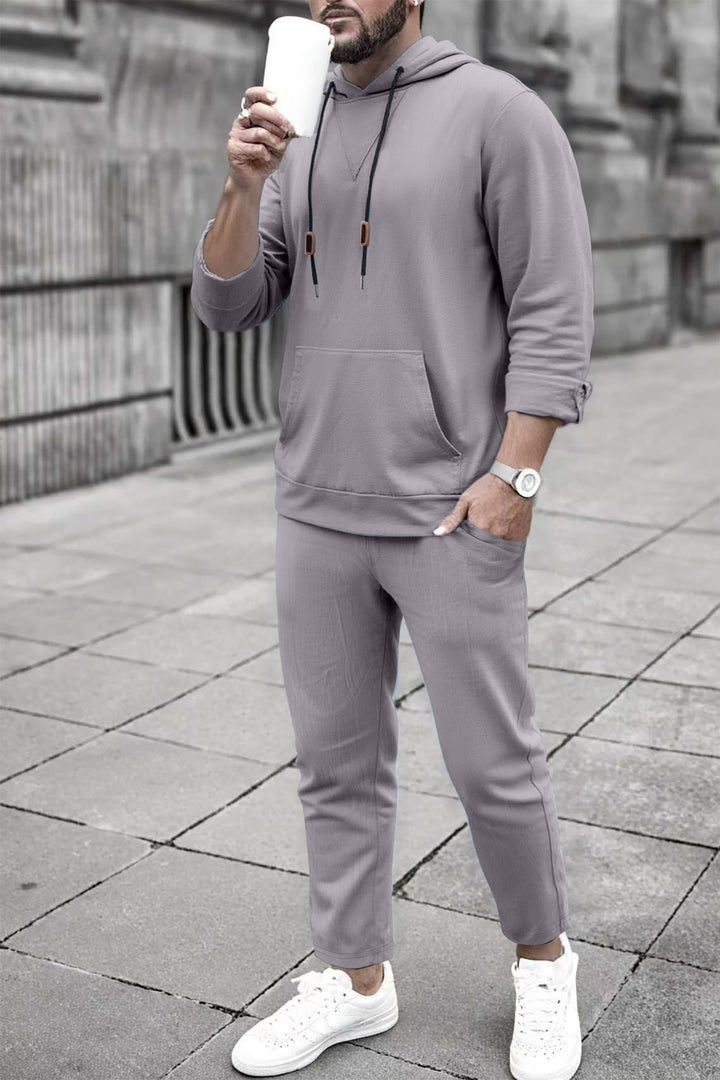 Men's Casual Hoodie and Jogging Pants Set Lisslune