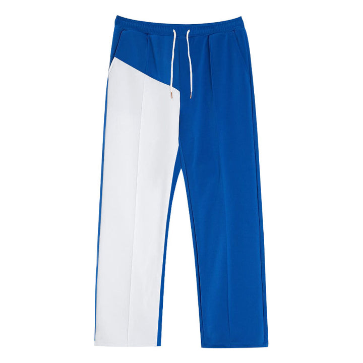 Men's sporty training pants with two contrasting color stripes Lisslune