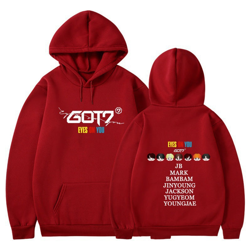 Women's hoodie with unique GOT7 design and comfortable fit Lisslune