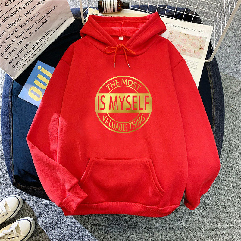 Women's hoodie with inspiring lettering Lisslune