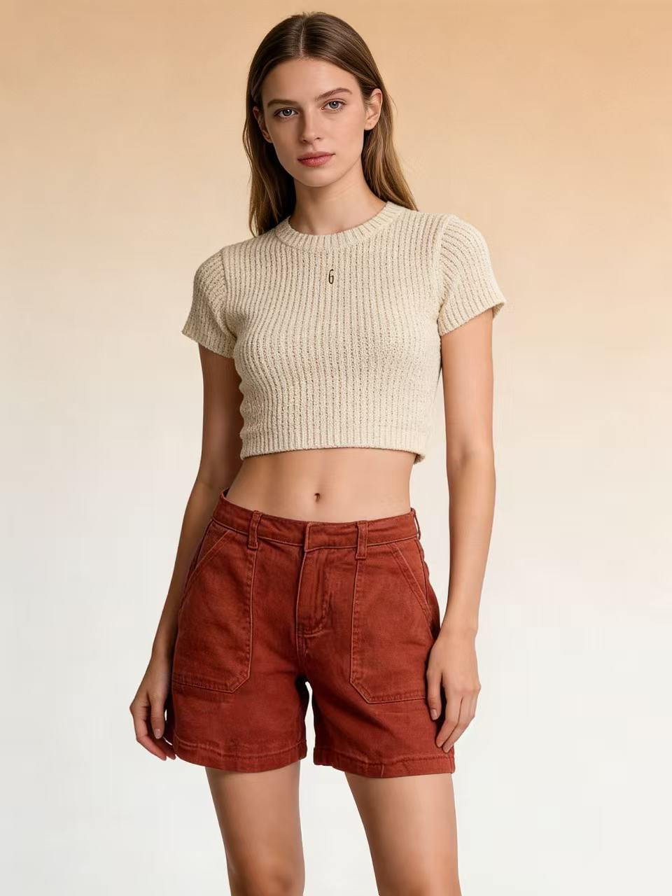Women's casual summer shorts with side pockets and comfortable fit Lisslune