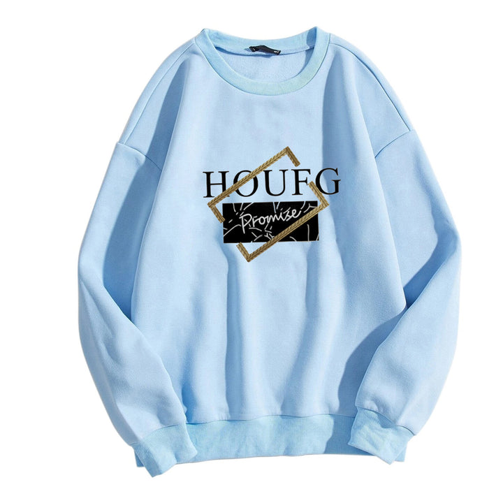 Women's casual sweatshirt with modern graphic print Lisslune