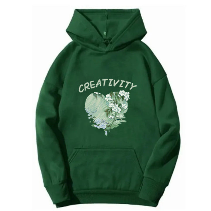 Women's hoodie with creative heart motif Lisslune