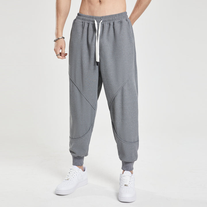 Men's sporty sweatpants with quilted design Lisslune