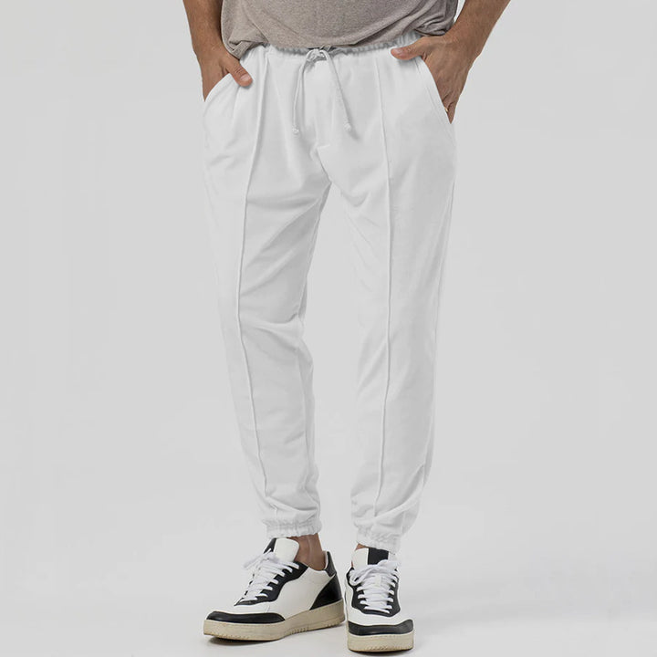 Men's Sporty Jogging Pants with Elastic Waistband and Practical Pockets Lisslune