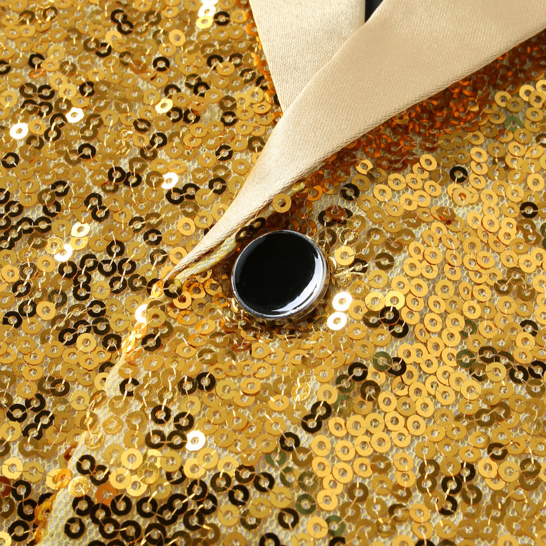 Men's Sequin Vest Lisslune