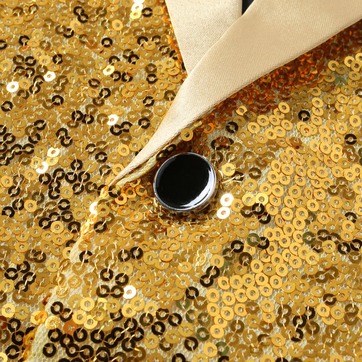 Men's Sequin Vest Lisslune